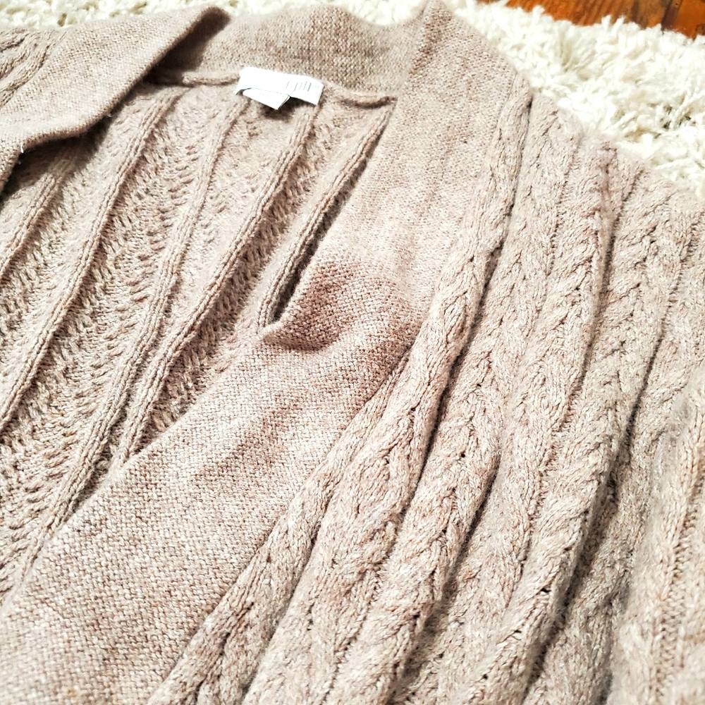 J.Jill Tan Cardigan Sweater